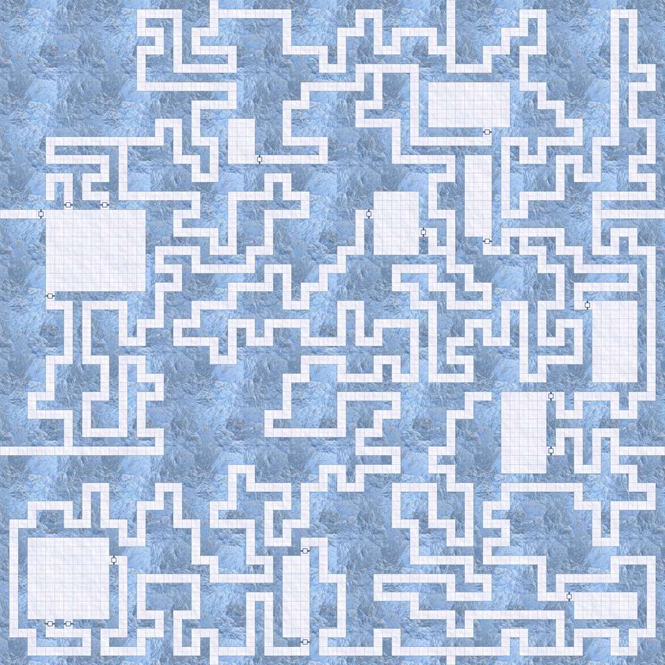 ice dungeon puzzle online from photo