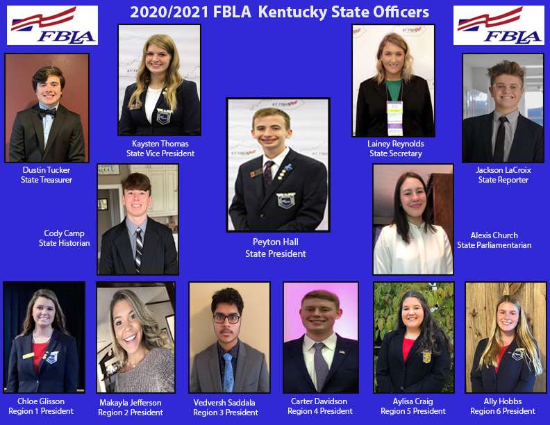 FBLA 2020-21 State Officers online puzzle