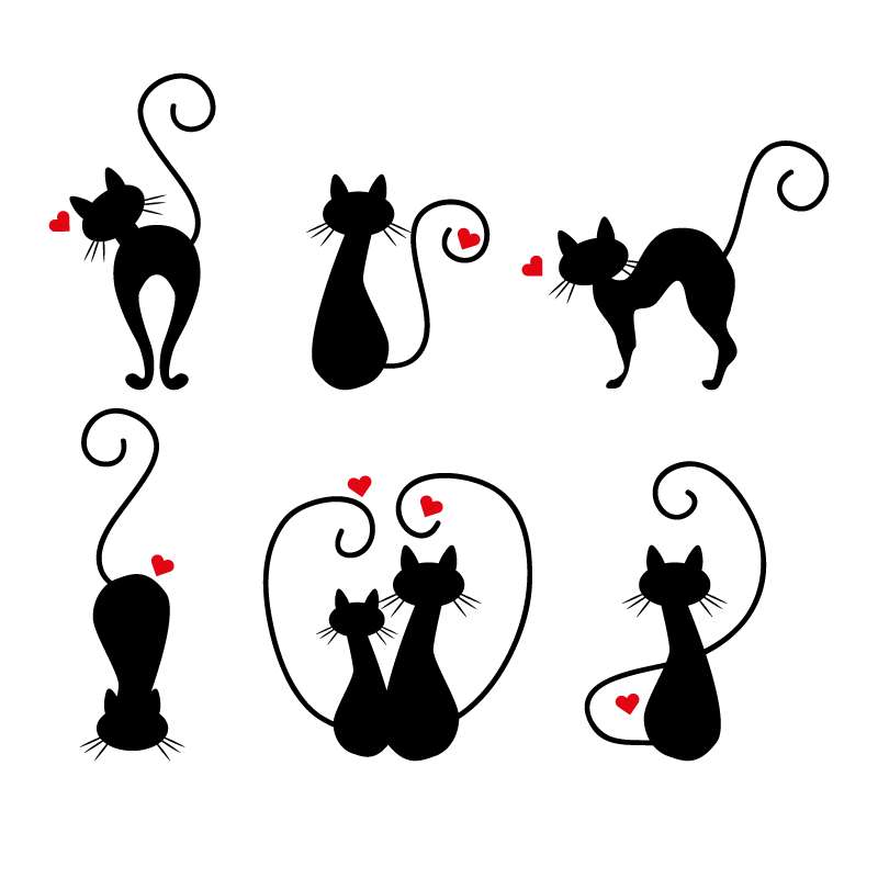 Lovers of cats puzzle online from photo