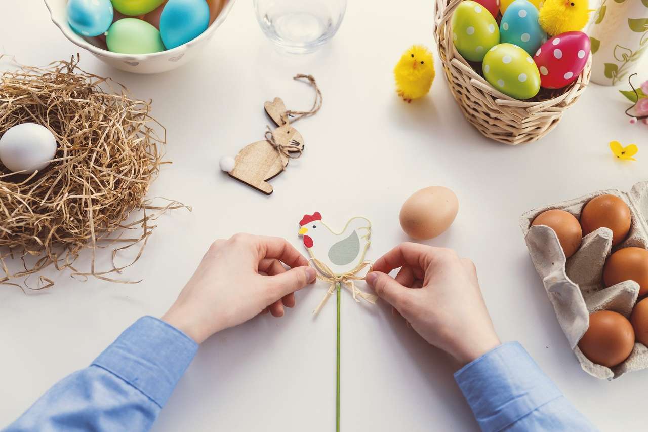Decoraciones de Pascua rompecabezas en línea