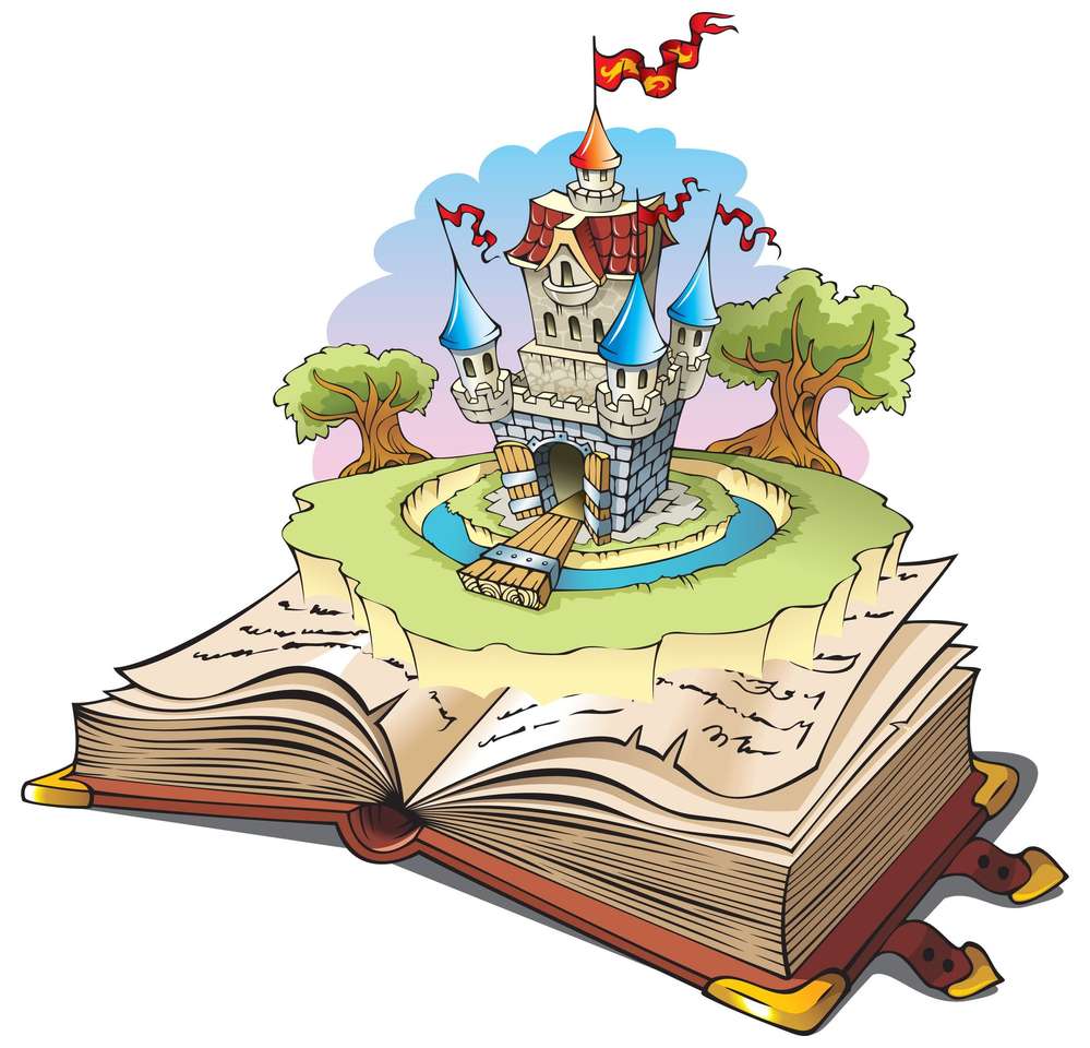 Burg im Buch Online-Puzzle