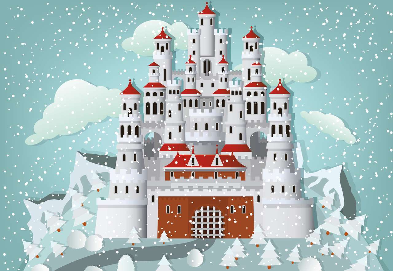 Castello di neve puzzle online