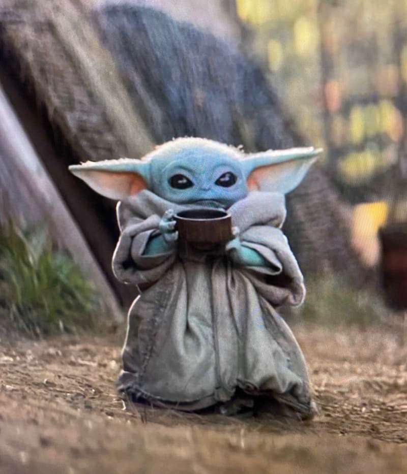 Yoda baby puzzle online z fotografie