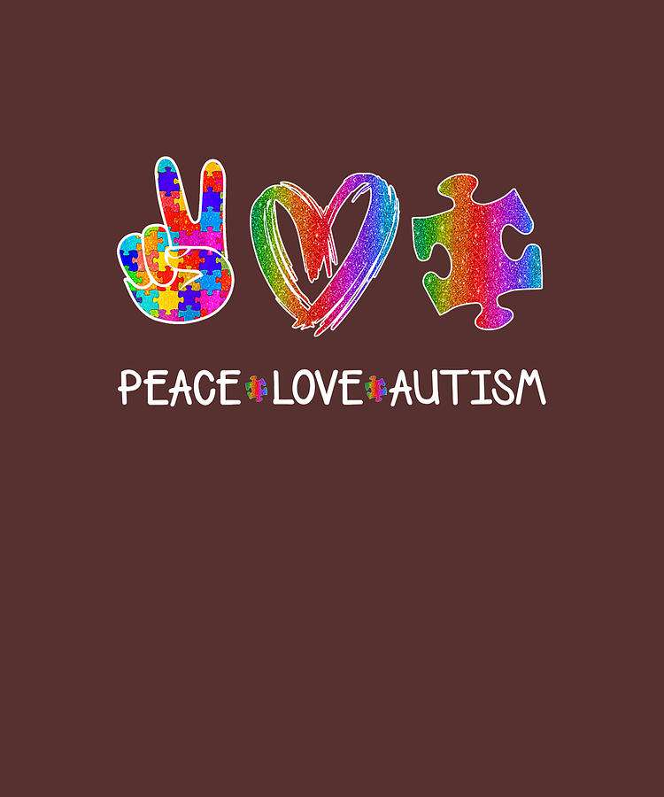 Dragostea autismului puzzle online din fotografie