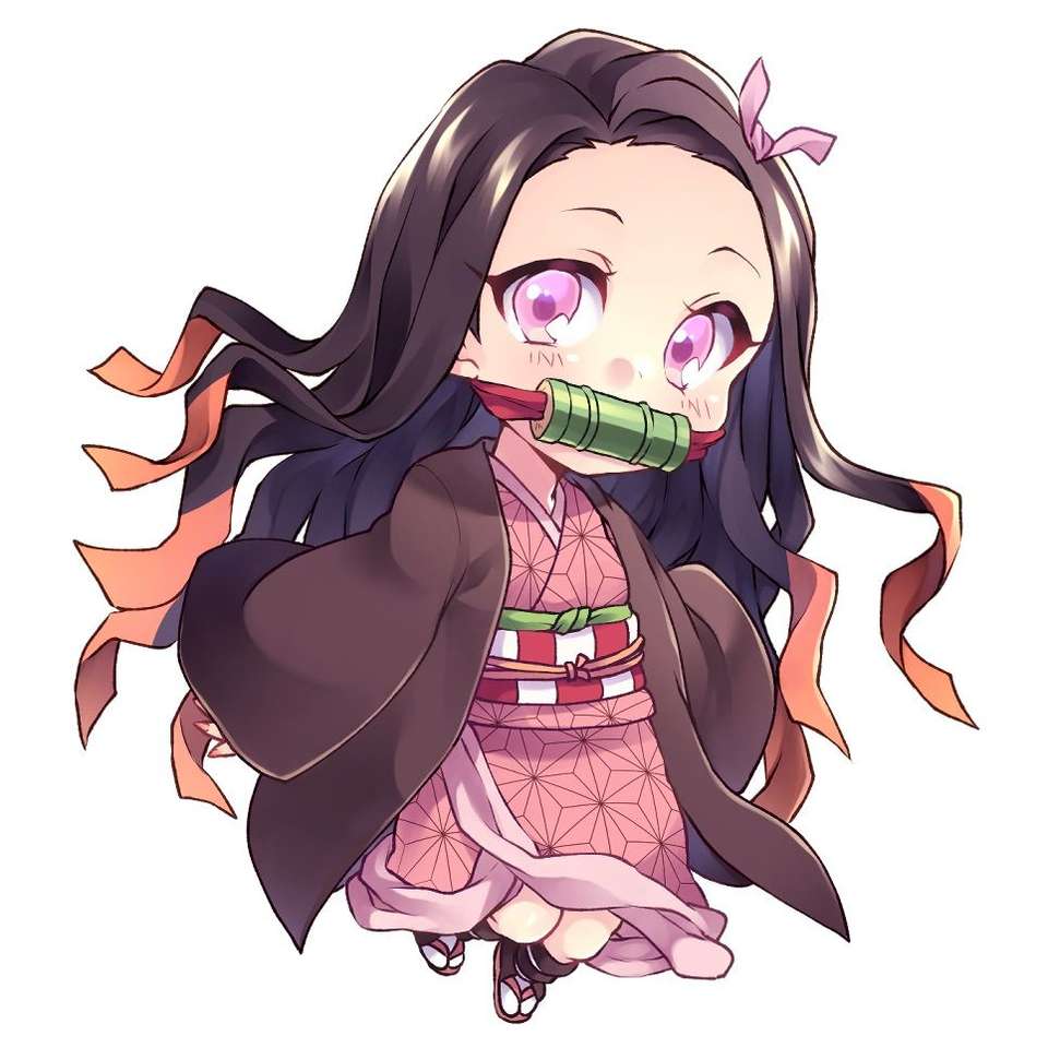 Nezuko frère de Tanjirou puzzle en ligne