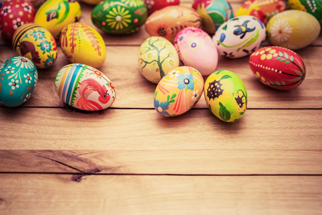 húsvéti tojás puzzle online fotóról