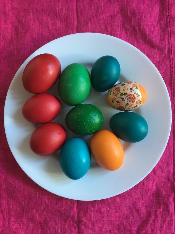 Velikonoční vejce velikonoční vajíčka online puzzle
