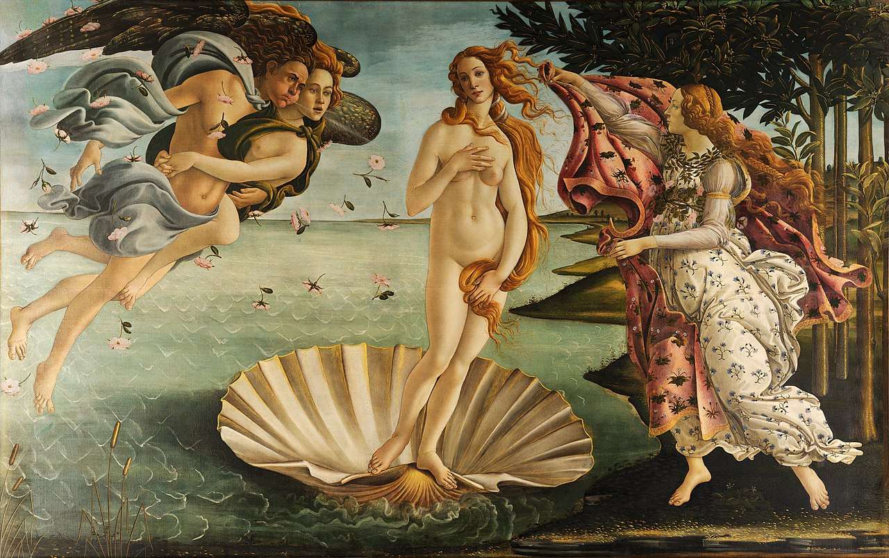 Botticelli Venus online puzzel