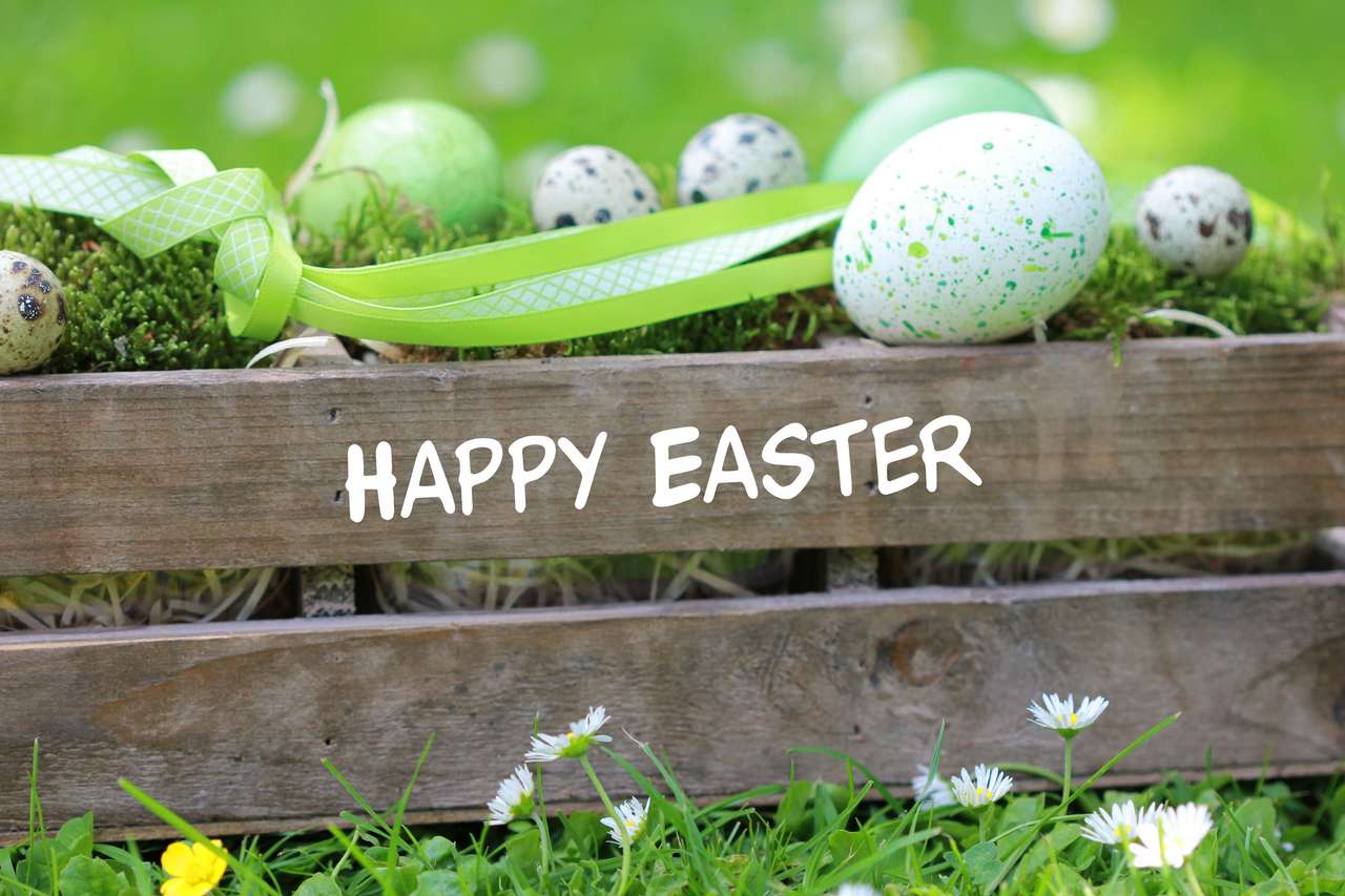 Velikonoční velikonoční vajíčka! puzzle online z fotografie