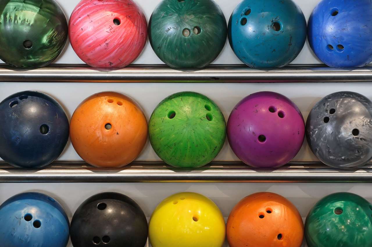 Bowling golyók online puzzle
