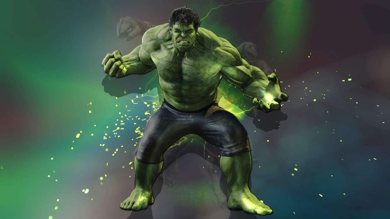 Hulk slag puzzel online van foto