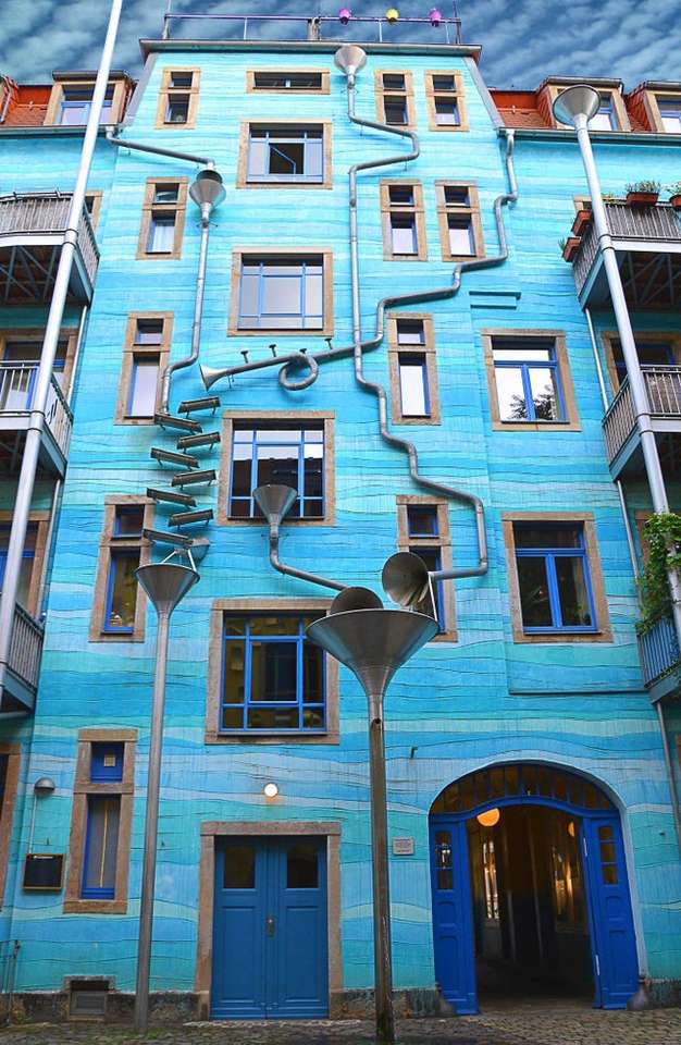 Фасада Дрезден онлайн пъзел от снимка