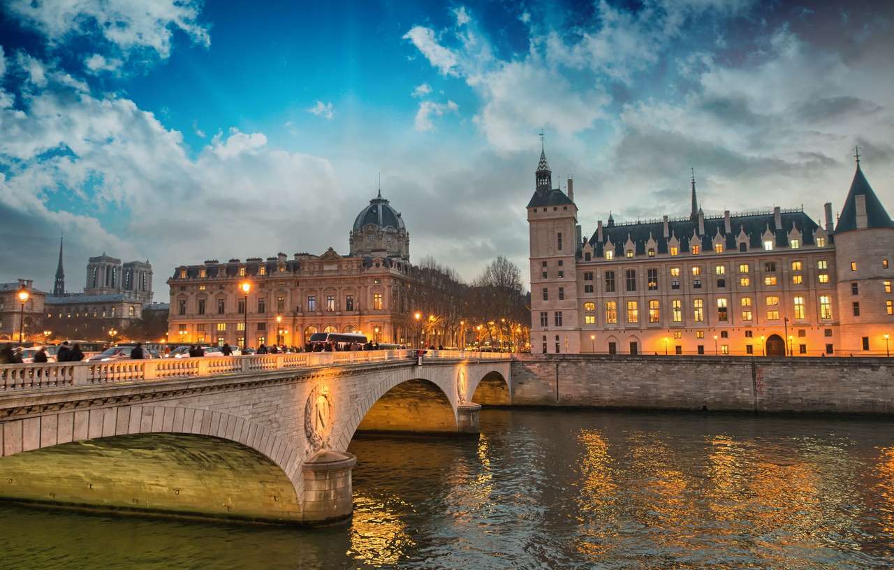 Podul Napoleon din Paris puzzle online din fotografie