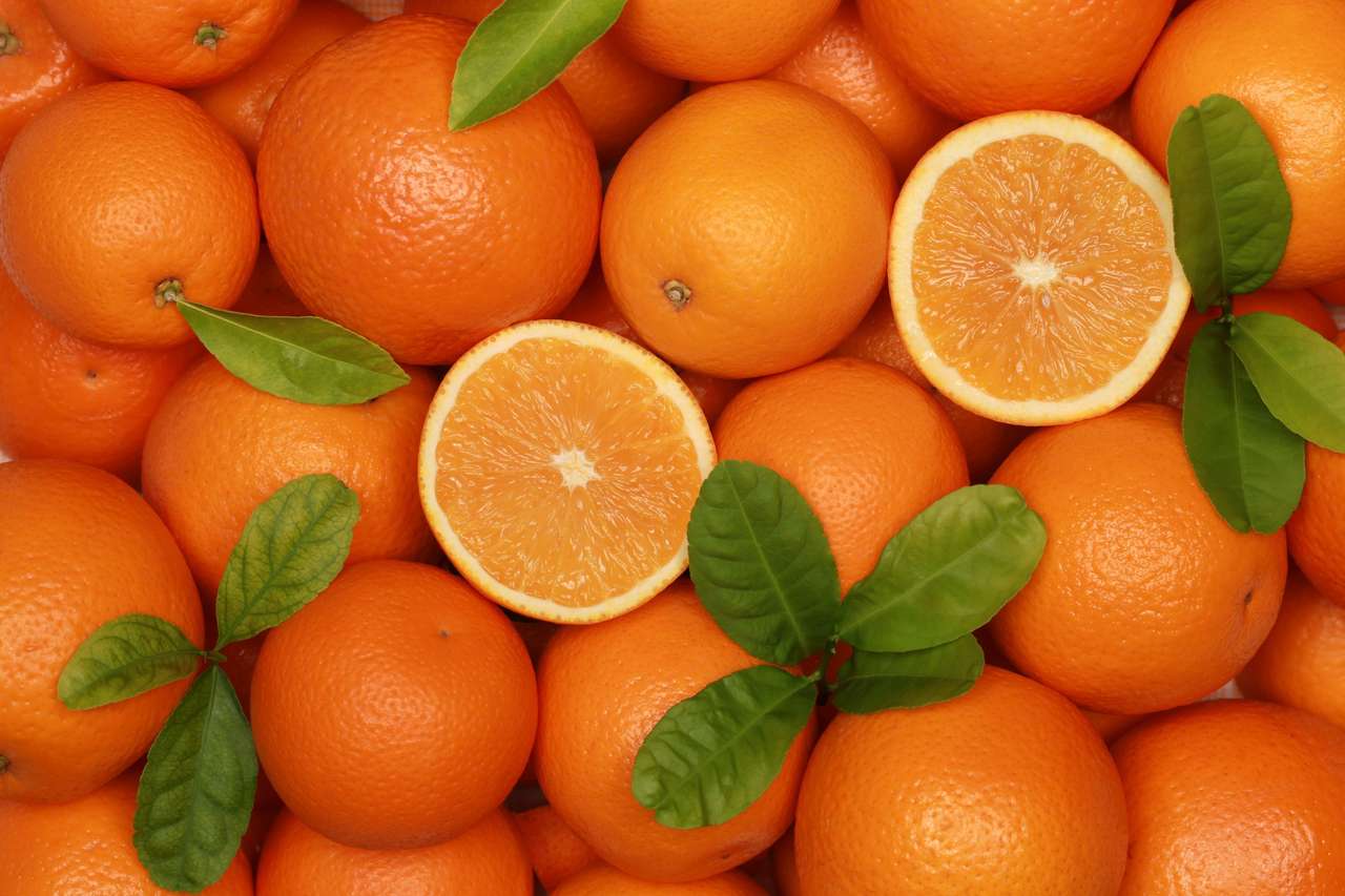 Orange samling pussel online från foto