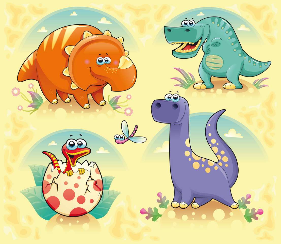 Dinoszauruszok online puzzle