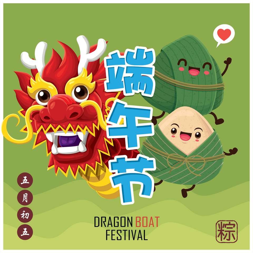 Festival von Dragon Boats Online-Puzzle