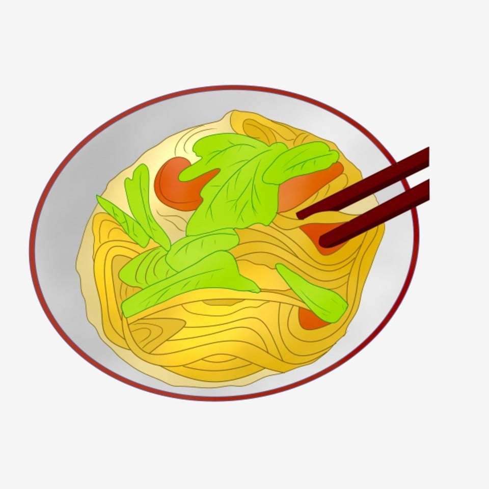 Noodles φαγητό παζλ online από φωτογραφία