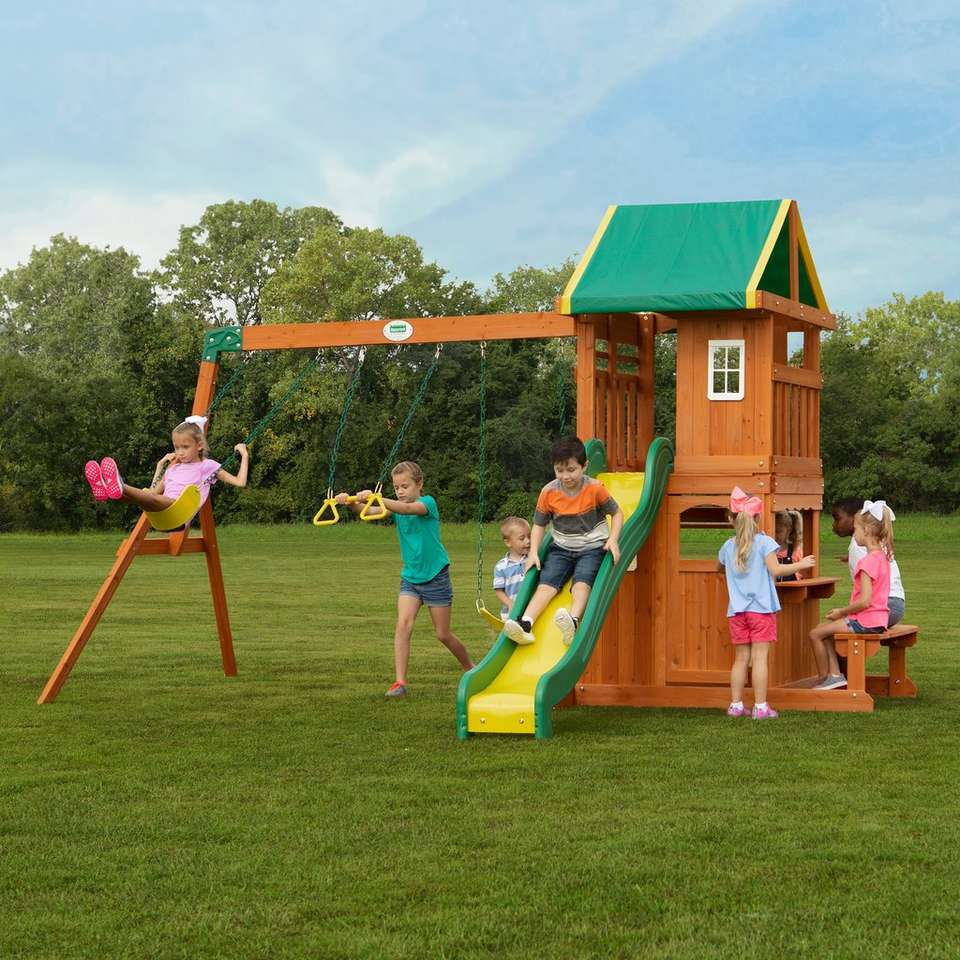 Swingset puzzle online from photo