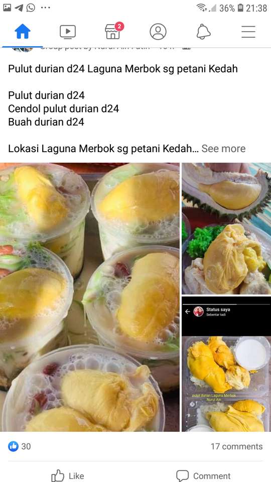 Pulut Durian rompecabezas en línea