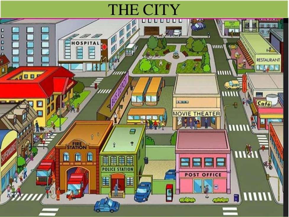 Městské puzzle puzzle online z fotografie