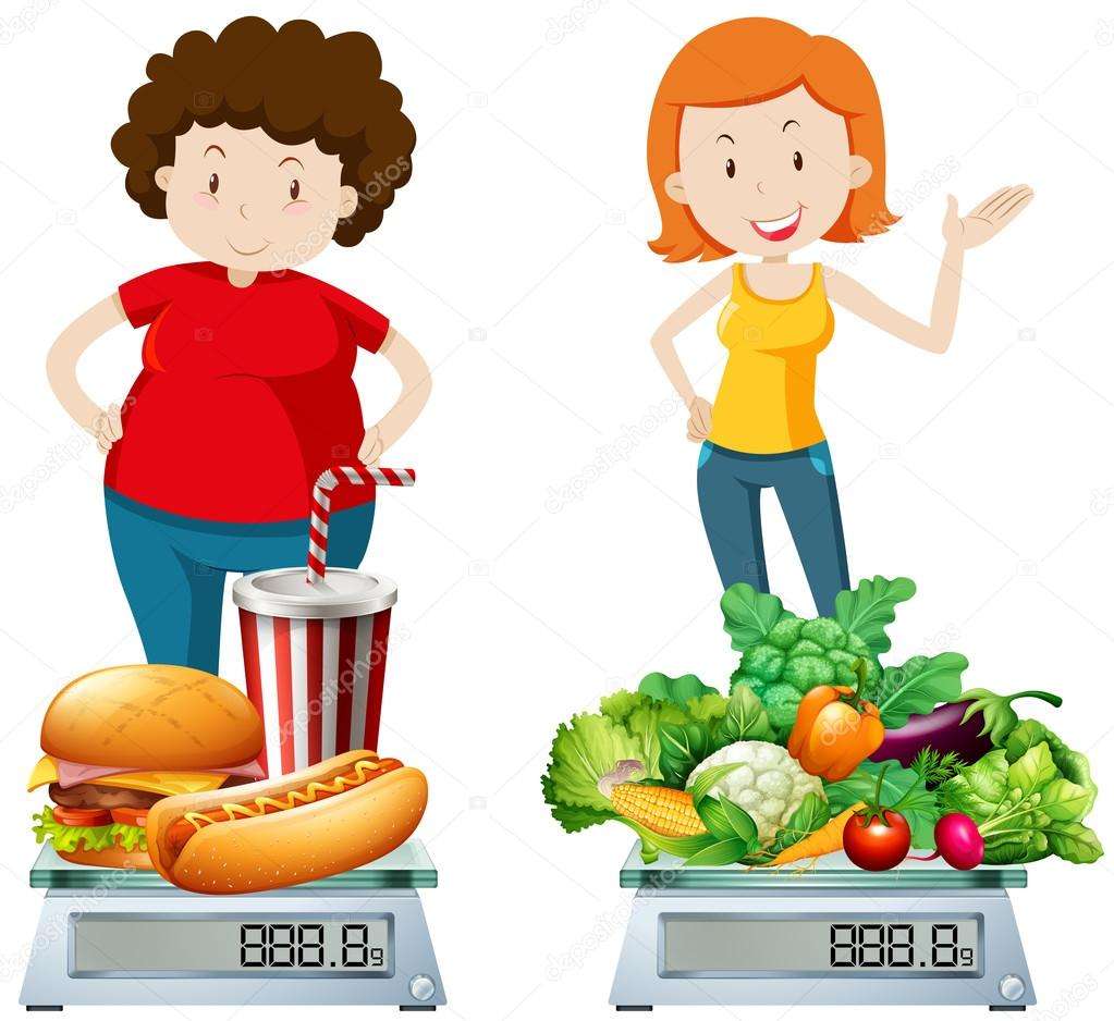 Correct diet puzzle online from photo