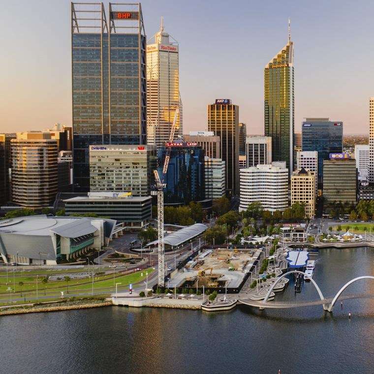 Perth city puzzle online from photo