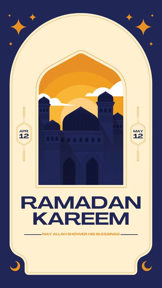 ramadan kareem puzzle online from photo