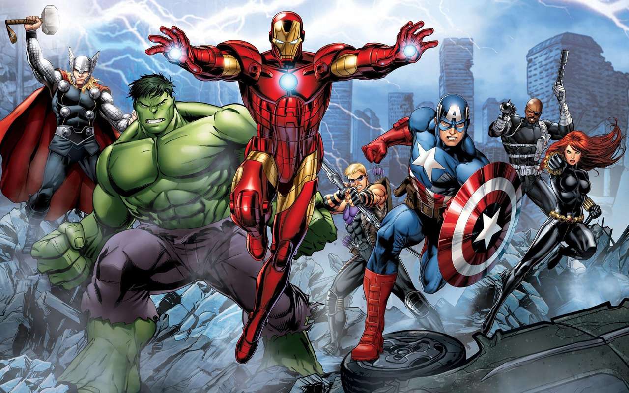 Avengers asamblează puzzle online