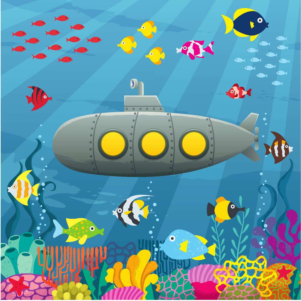 onderzeeër puzzel online van foto
