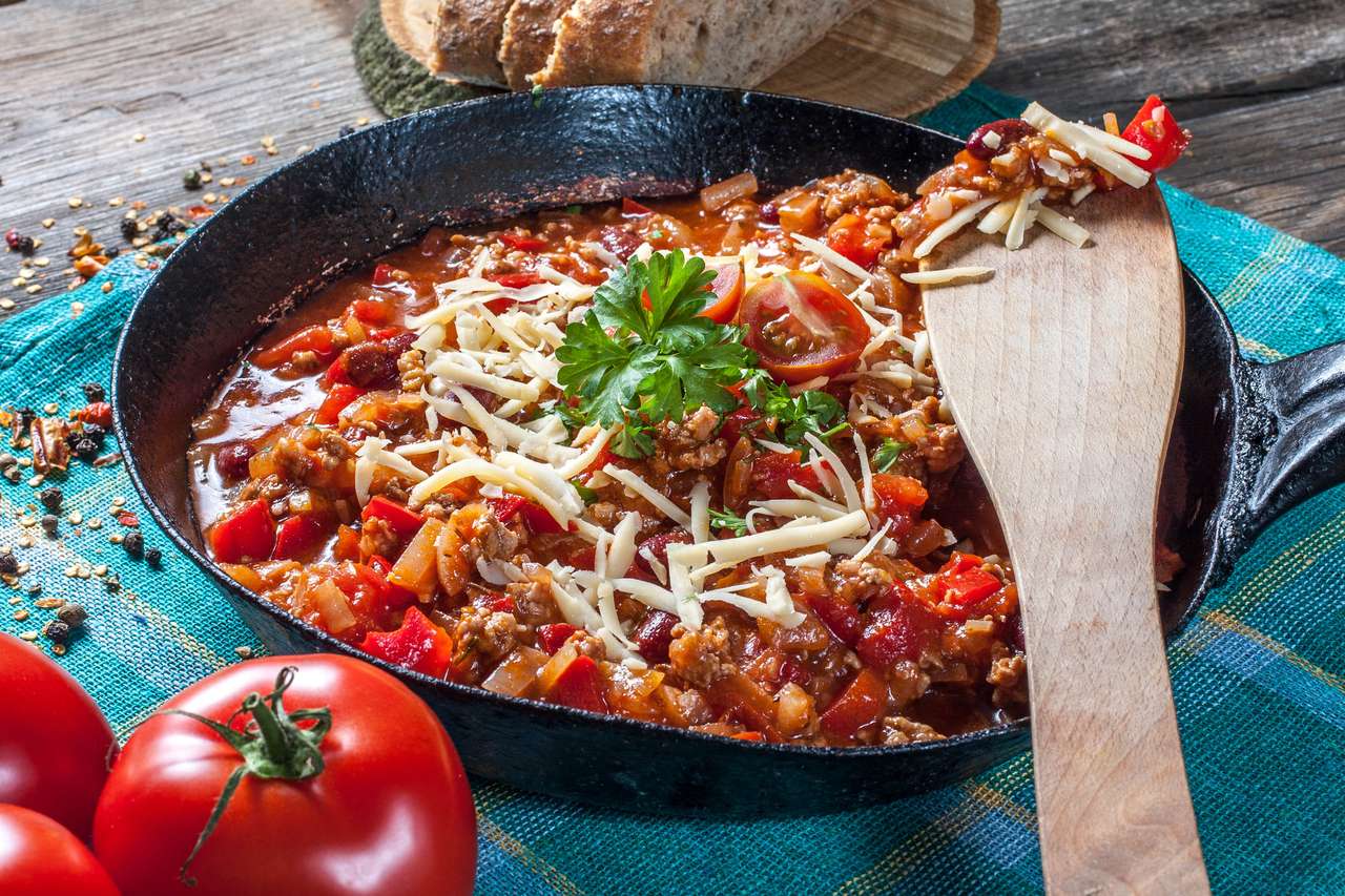 Chilli Con Carne puzzle online from photo