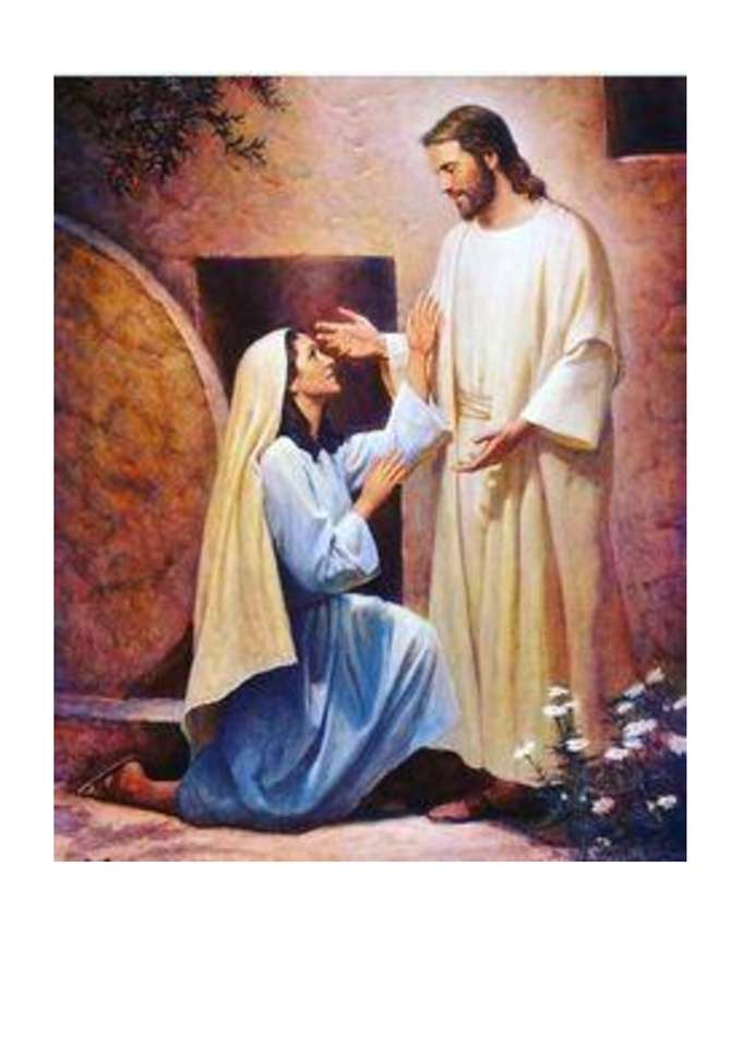Herren Jesus stigit pussel online från foto