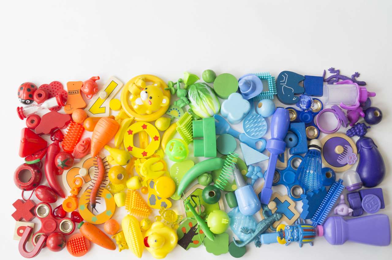 Rainbow toys online puzzle
