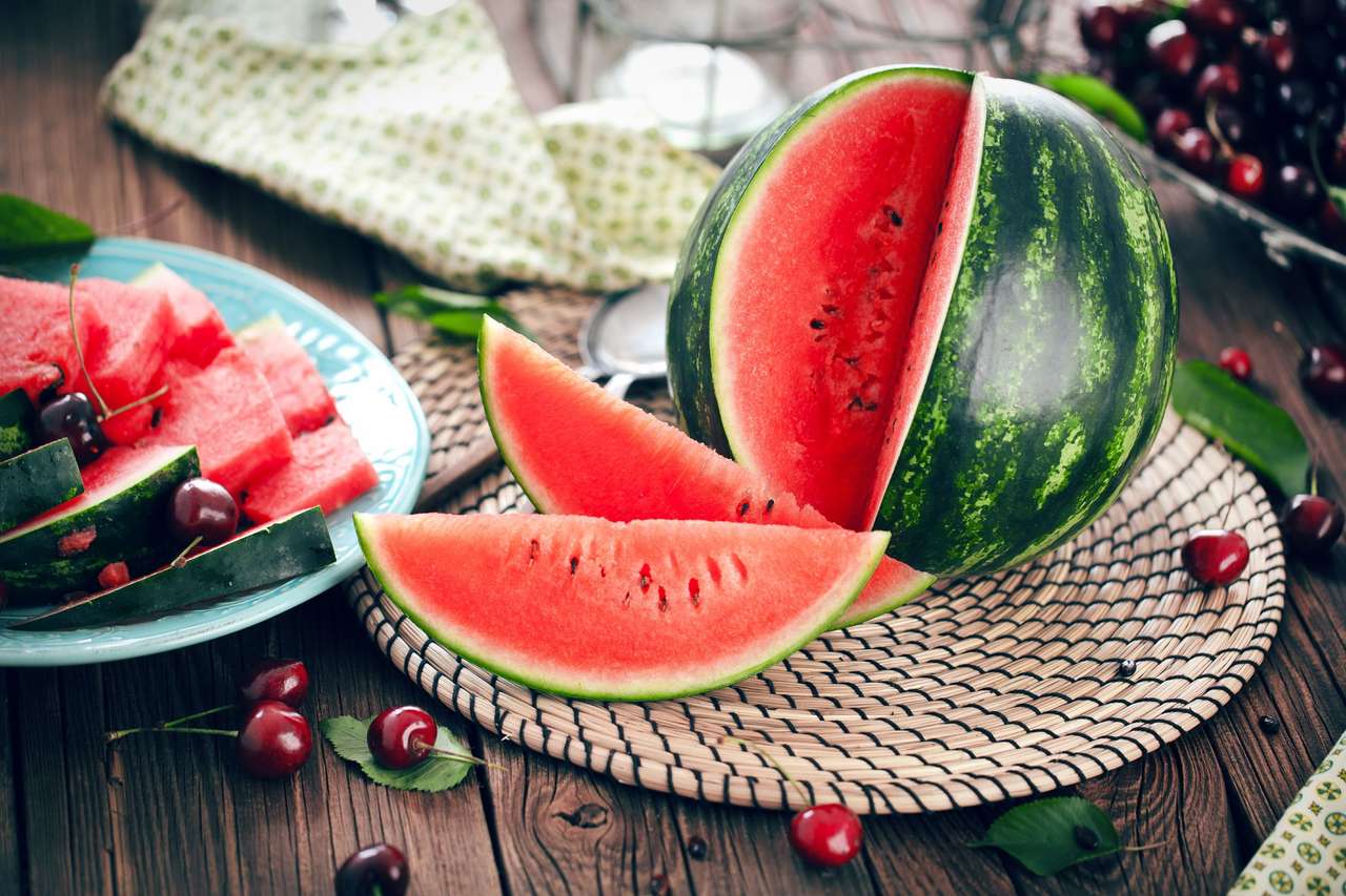 Sliced ​​watermelon online puzzle
