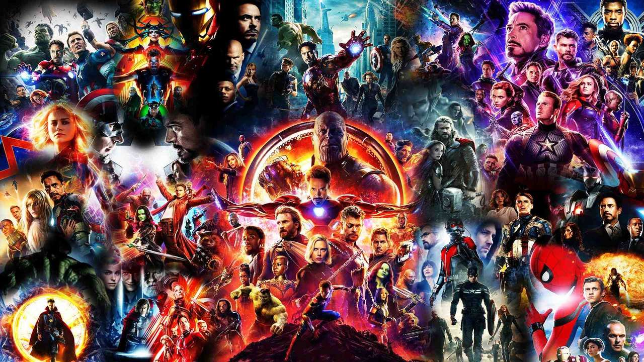 marvel cinematic universe puzzle online from photo