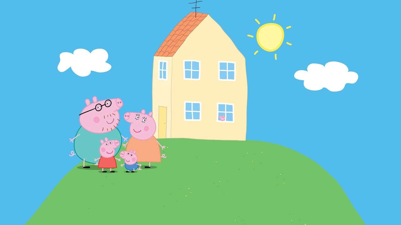 Peppa Malac puzzle online fotóról