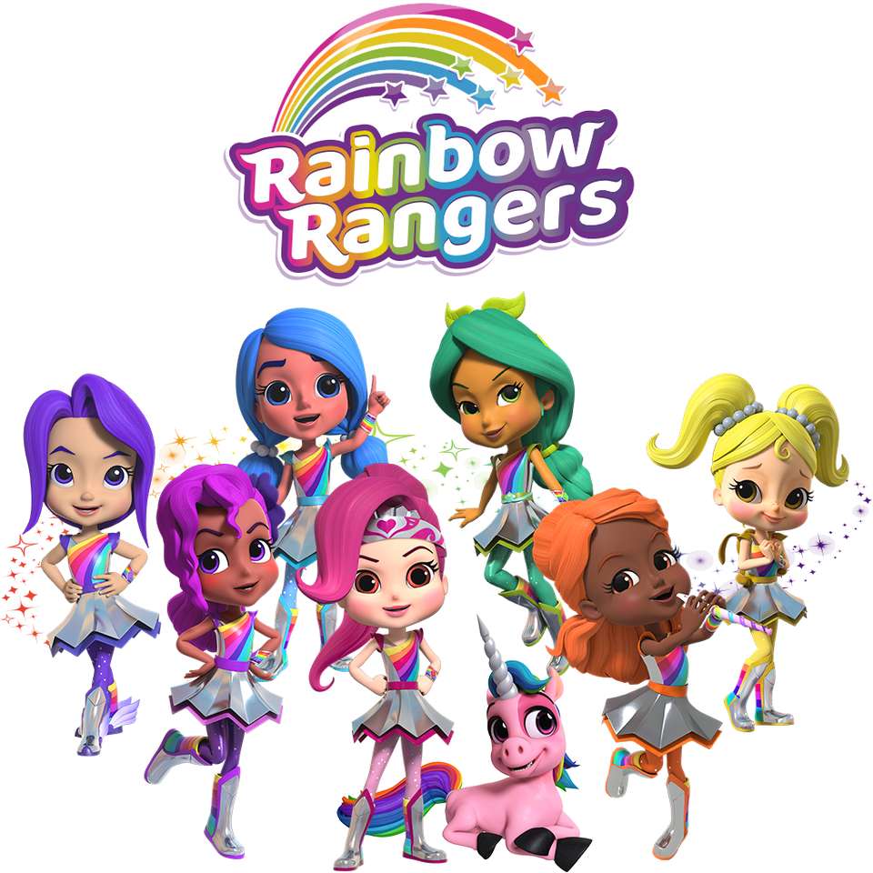 Rainbow rangers easy puzzle online puzzle