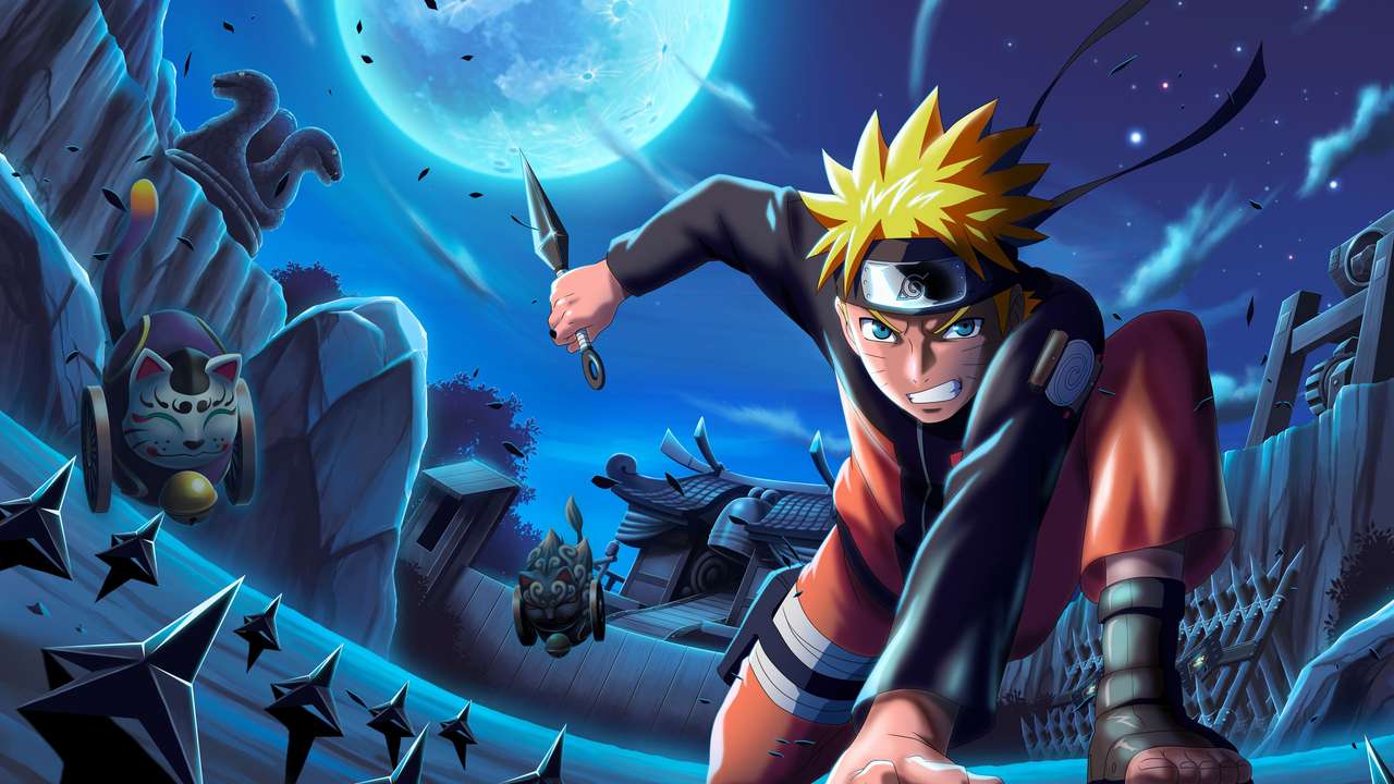 Naruto anime puzzle online fotóról