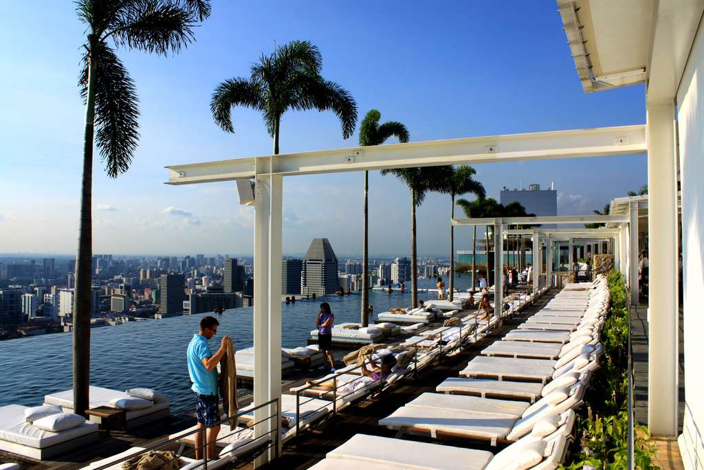 Marina Bay Sands - Сингапур онлайн пъзел от снимка