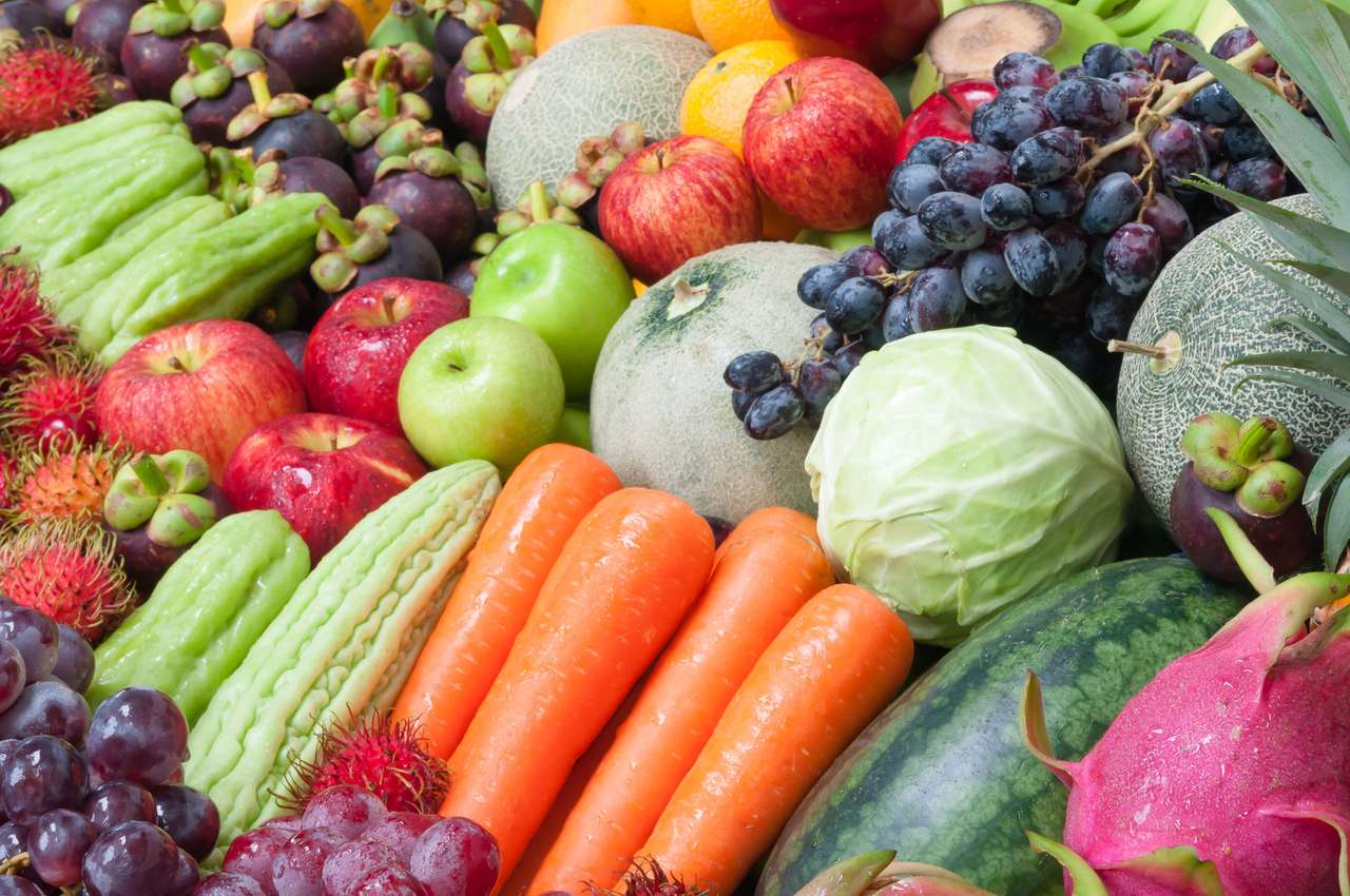 плодове и зеленчуци онлайн пъзел