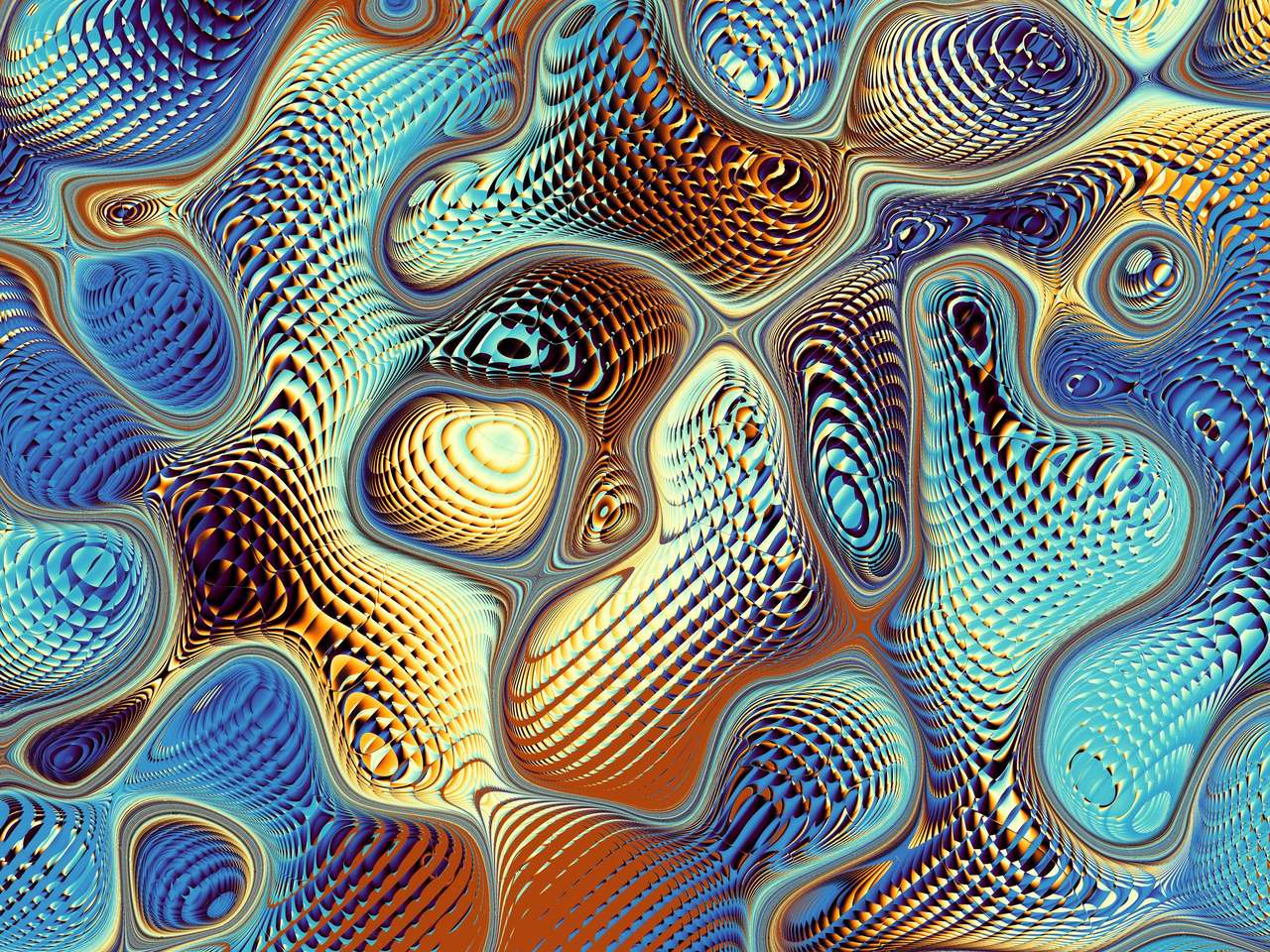 Abstrakta mönster pussel online från foto