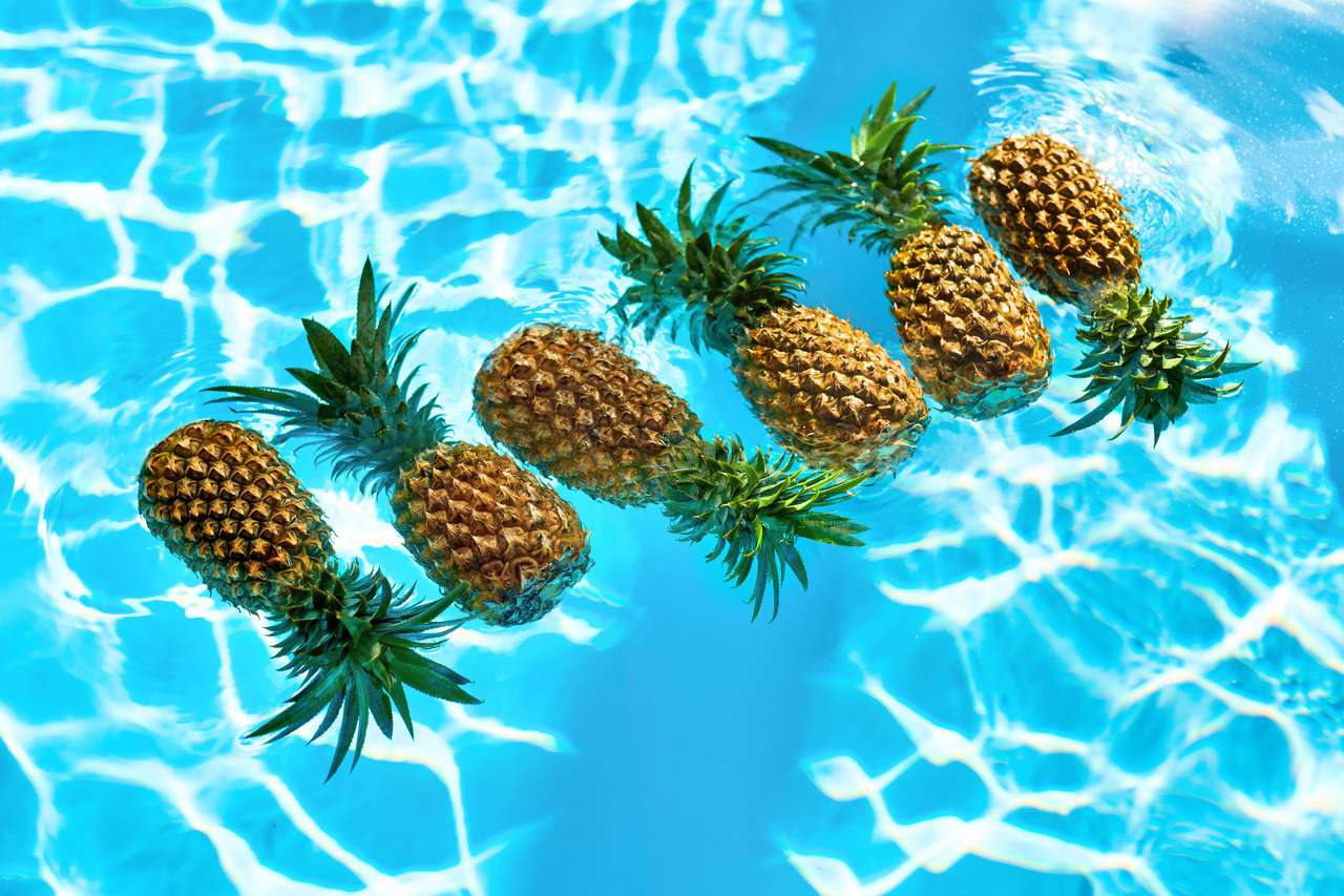 Pineapple puzzle online from photo