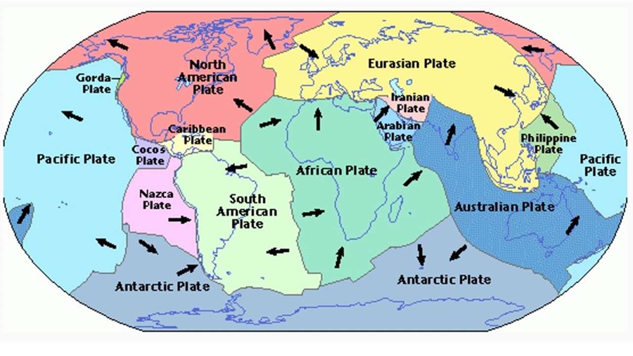 Plate Boundaries puzzle online from photo