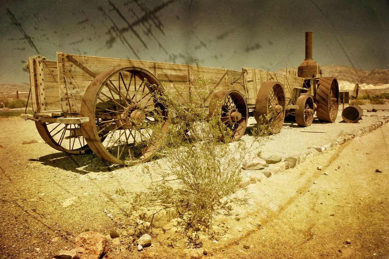 Wagon from the Death Valley online puzzle