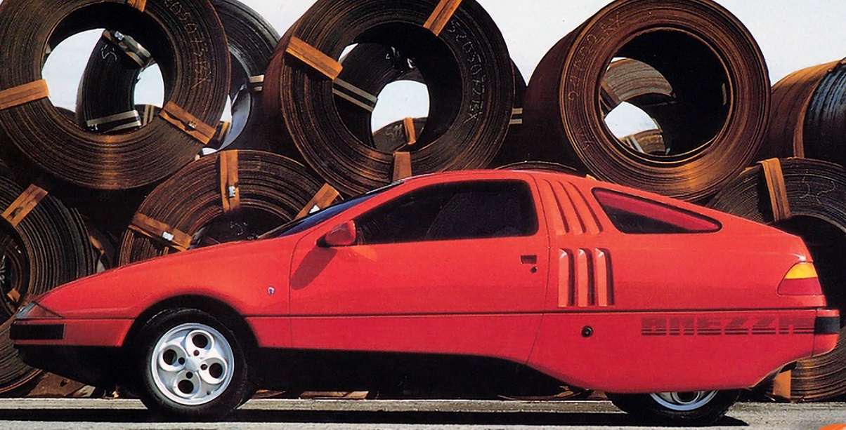 Ghia Brezza retro concept auto online puzzel
