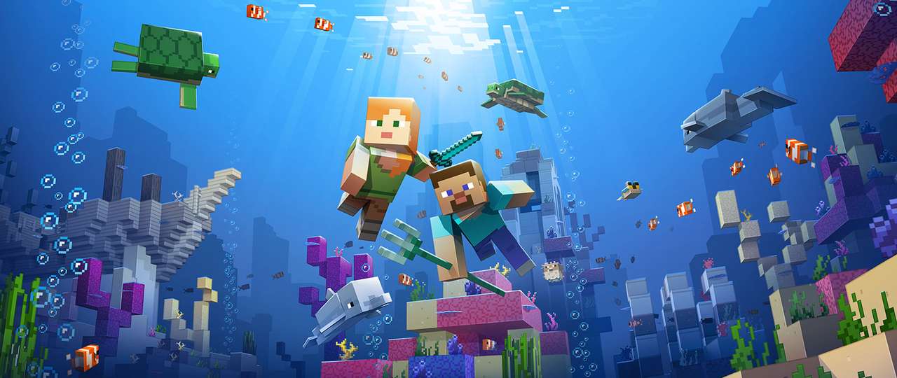 Minecraft Google afbeelding puzzel online van foto