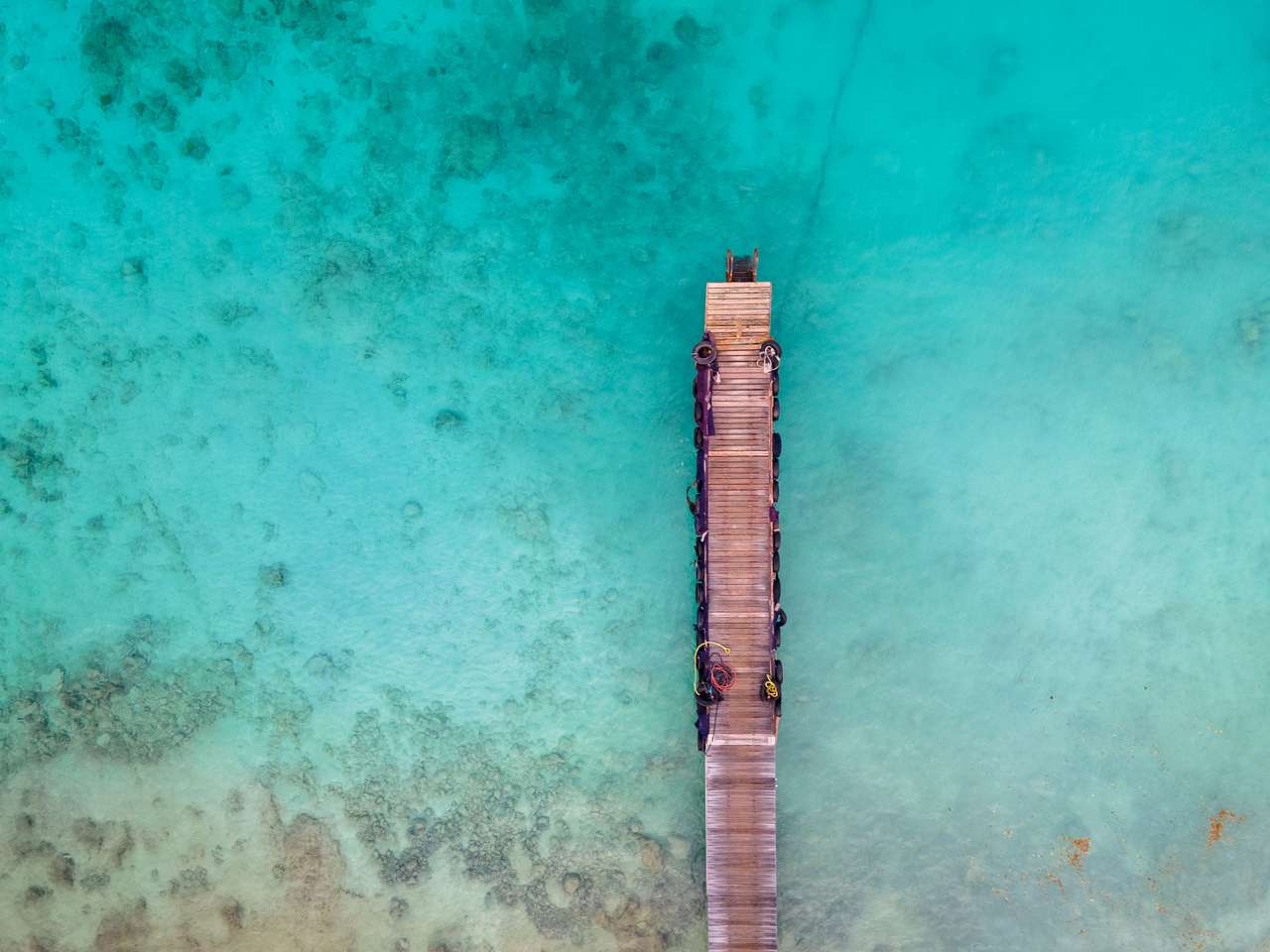 Pier in Curacao puzzle online from photo