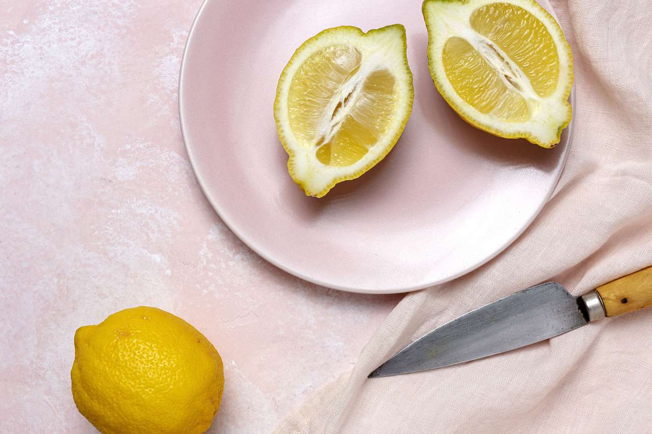 Лимони на чинийка онлайн пъзел