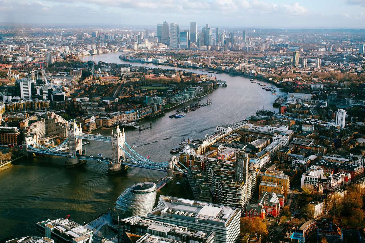 London City puzzel online van foto