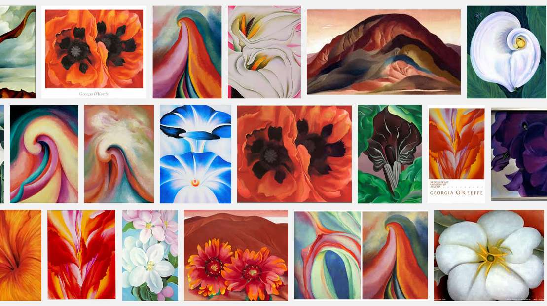 OKEEFFE PAINTINGS online puzzle