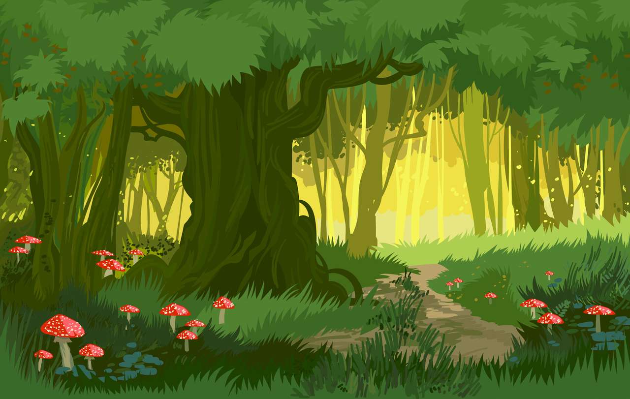 Fairy-tale landscape puzzle online from photo